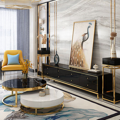 acheter Table à café en marbre blanc avec rangement OEM ODM online manufacture