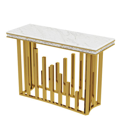 acheter Tables de console en acier inoxydable en gros avec plafond en marbre de qualité supérieure online manufacture