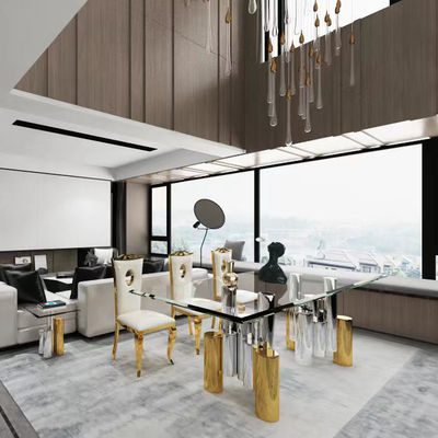 acheter SEDIA Table à manger en verre moderne pour 6 personnes en forme elliptique online manufacture