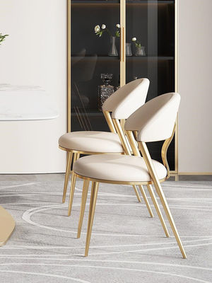 acheter Chaises de cuisine de luxe en acier inoxydable moderne avec laine OEM ODM online manufacture