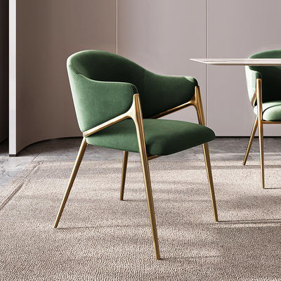 acheter Chaise de salle à manger en acier inoxydable de luxe léger online manufacture