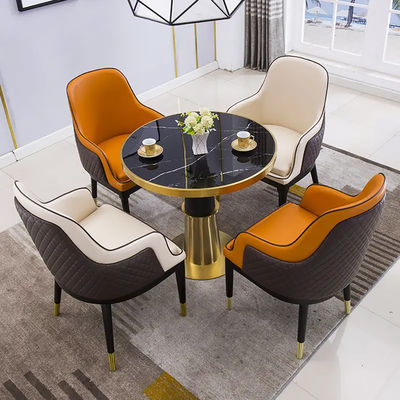 acheter Table de négociation de l'hôtel en marbre en aciers inoxydables de style moderne online manufacture