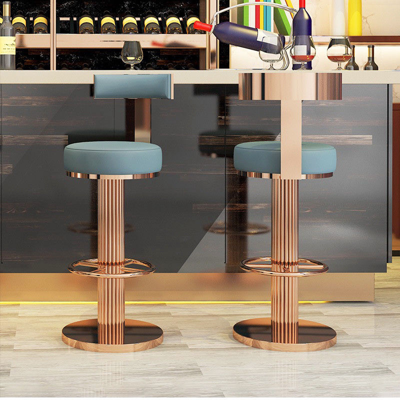 OEM ODM Tabouret à bar en acier inoxydable sans pliage Couleur personnalisée